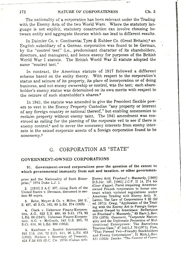 nature of corporations - corporation as state